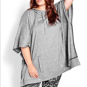 Nola hoodie poncho NWT